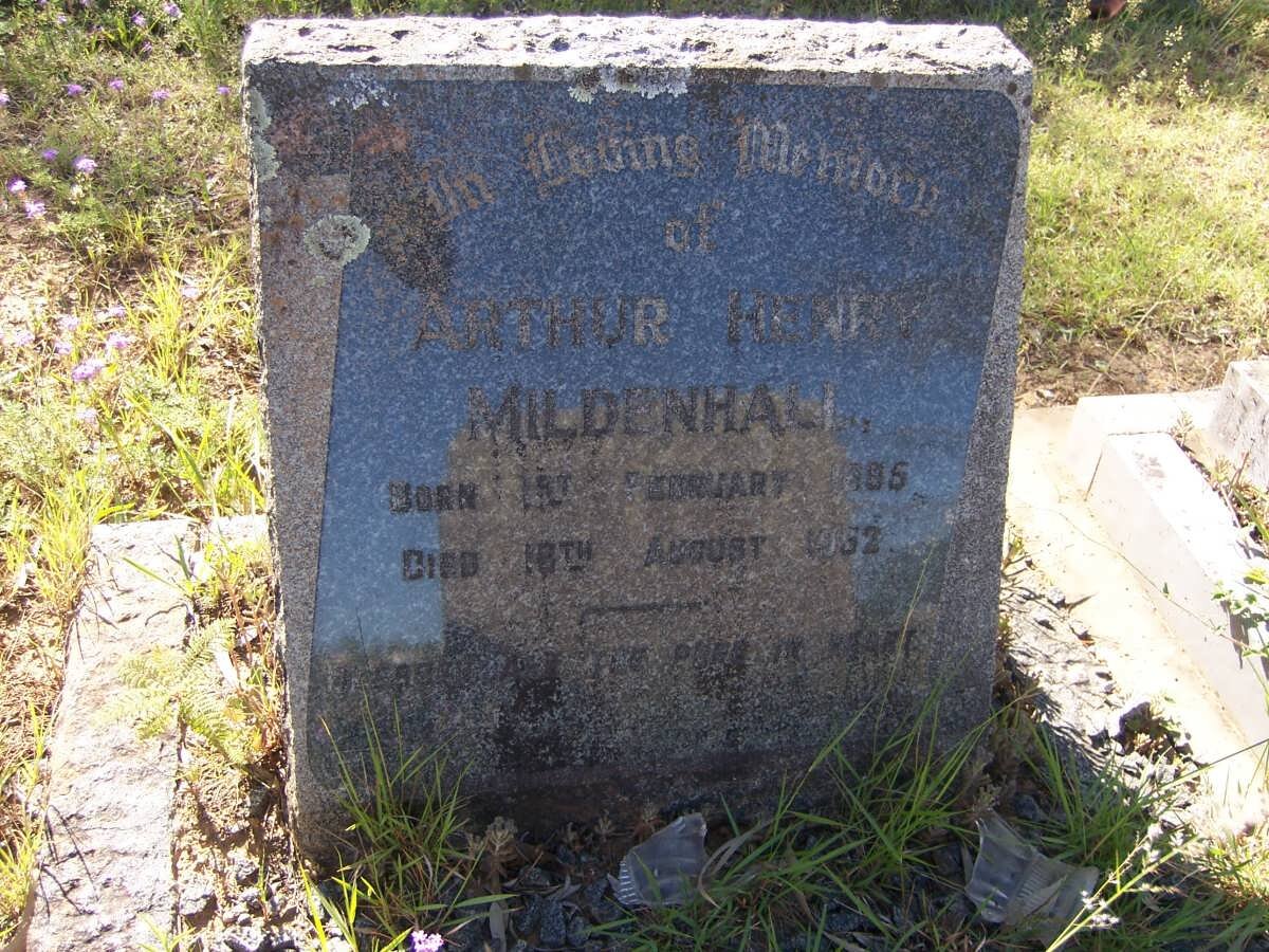 MILDENHALL Arthur Henry 1885-1952