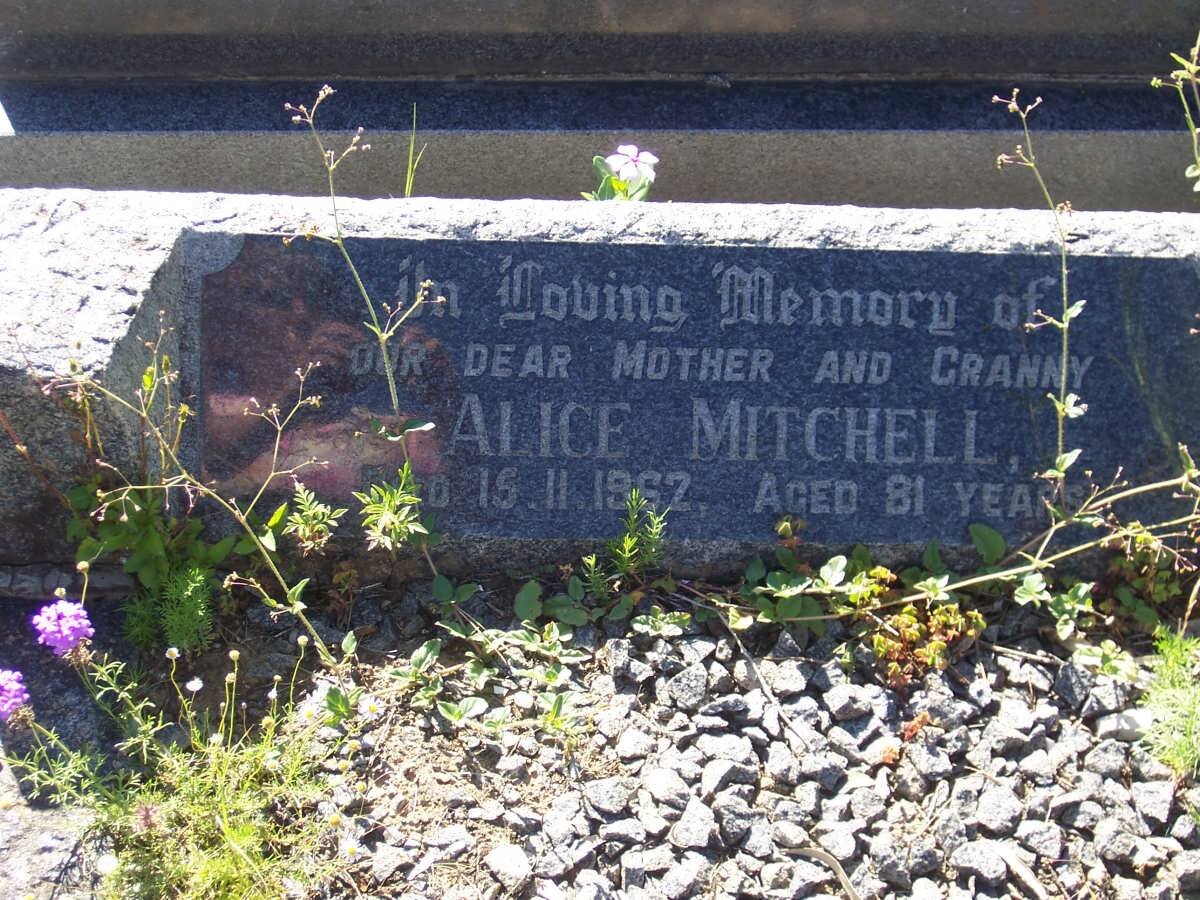 MITCHELL Alice -1962