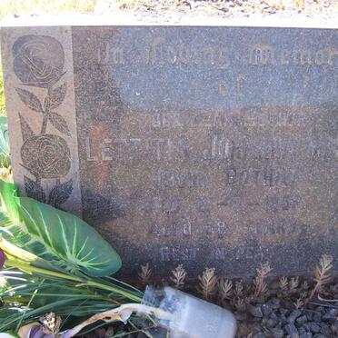 MOSS Letitia Johanna nee BOTHA -1953