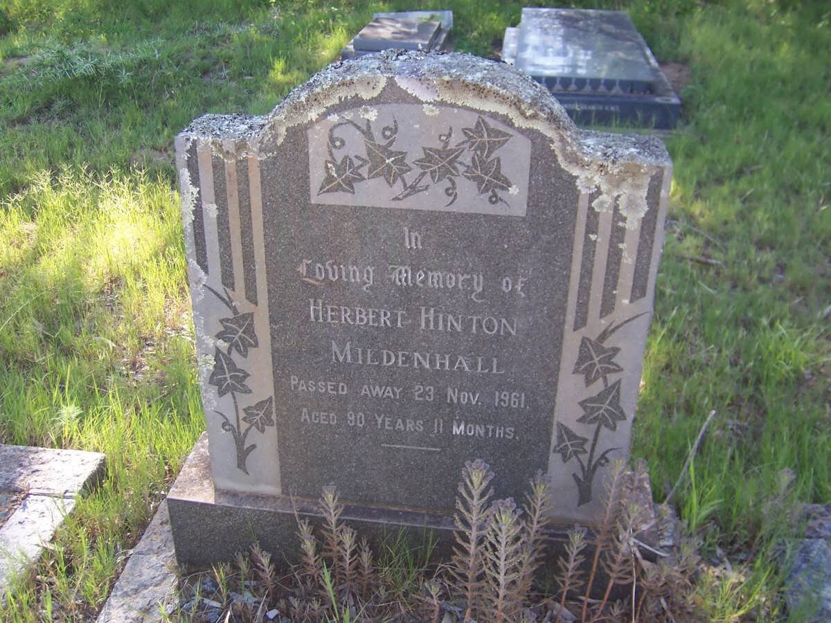 MILDENHALL Herbert Hinton -1961