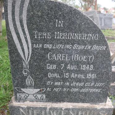 NIEUWENHUIS Carel 1949-1961