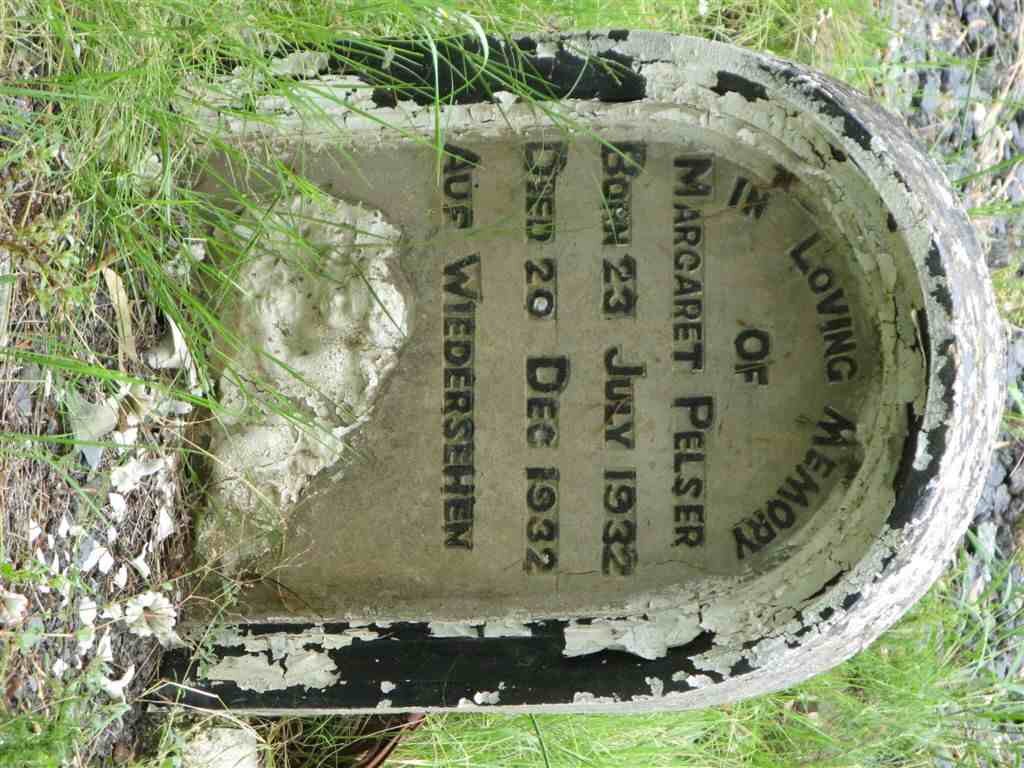 PELSER Margaret 1932-1932