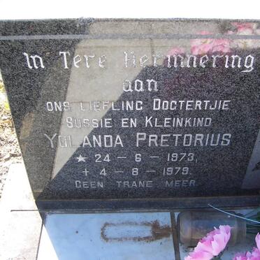 PRETORIUS Yolanda 1973-1979