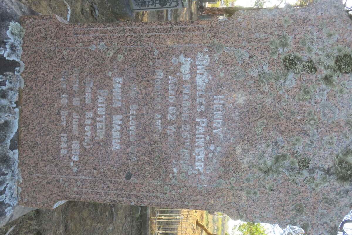 PAINTER Henry Charles -1914 &amp; Emma Maria BOOTH 1859-1948