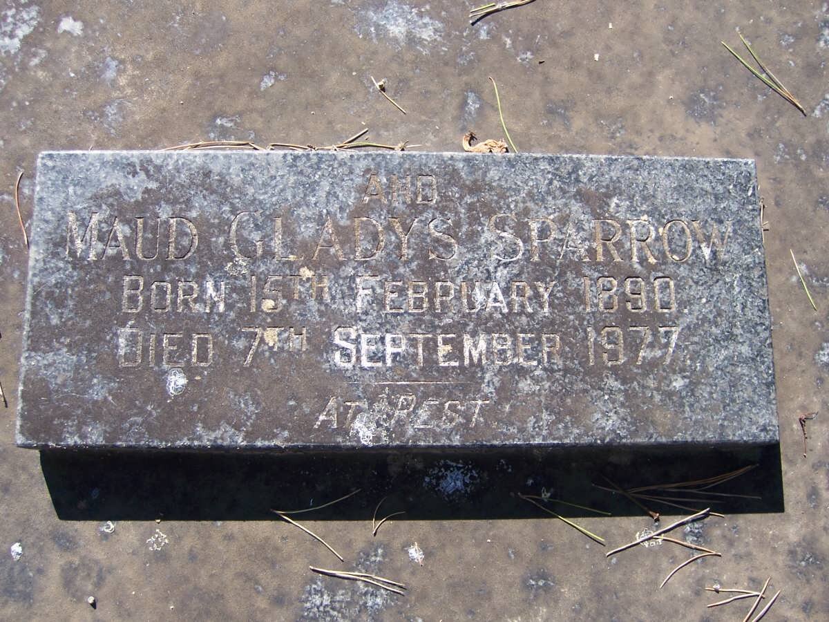 SPARROW Maud Gladys 1890-1977