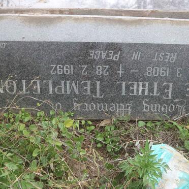 TEMPLETON Blanche Ethel 1908-1992