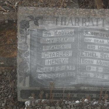 THARRATT Charles Henry 1879-1972 &amp; Ethel Selina MUNDELL 1890-1952