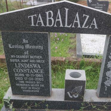 TABALAZA Lindiswa Constance 1965-2003