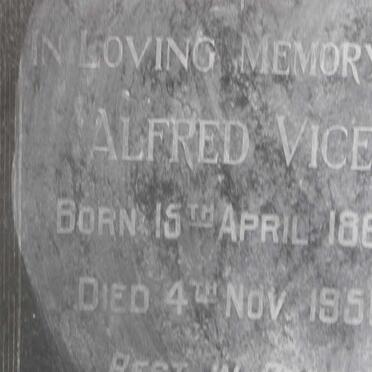 VICE Alfred 1866-1951