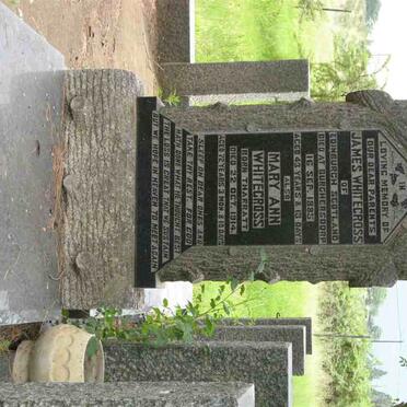 WHITECROSS James -1885 &amp; Mary Ann THARRATT -1914