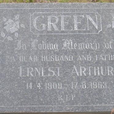 GREEN Ernest Arthur 1909-1963
