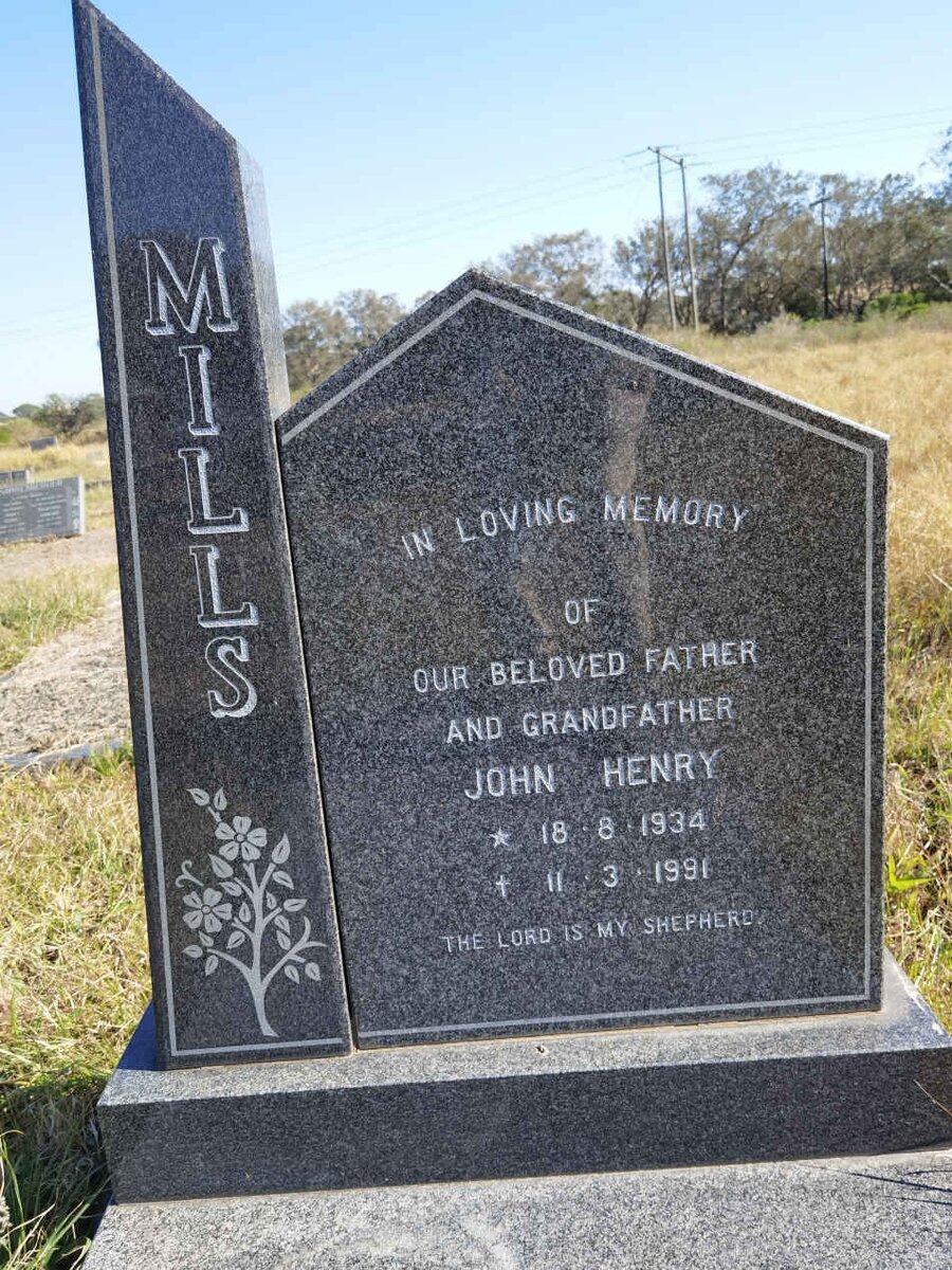 MILLS John Henry 1934-1991