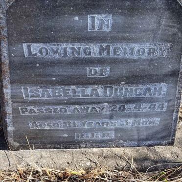 DUNCAN Isabella -1944