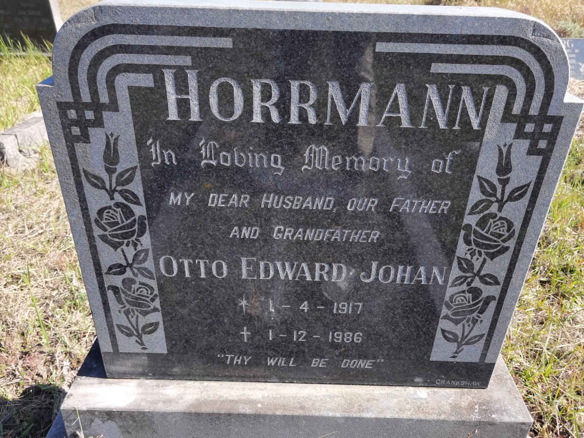 HORRMANN Otto Edward Johan 1917-1986