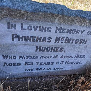 HUGHES Phinehas McIntosh -1939