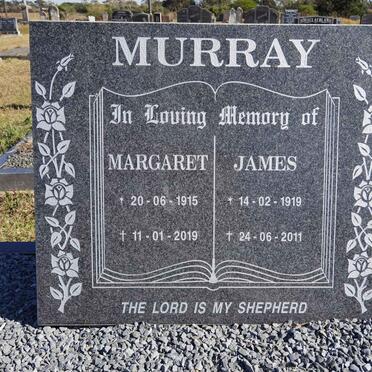MURRAY James 1919-2011 &amp; Margaret 1915-2019