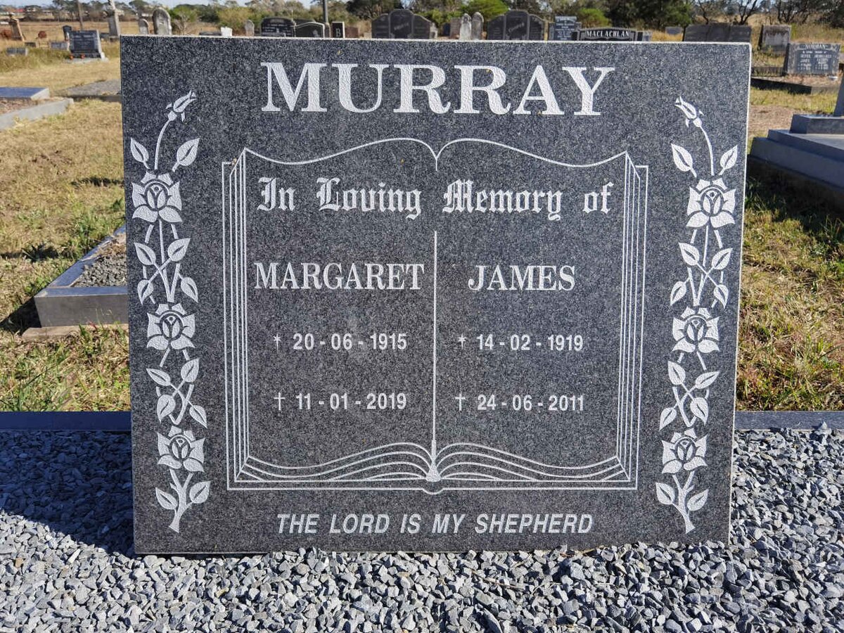 MURRAY James 1919-2011 &amp; Margaret 1915-2019