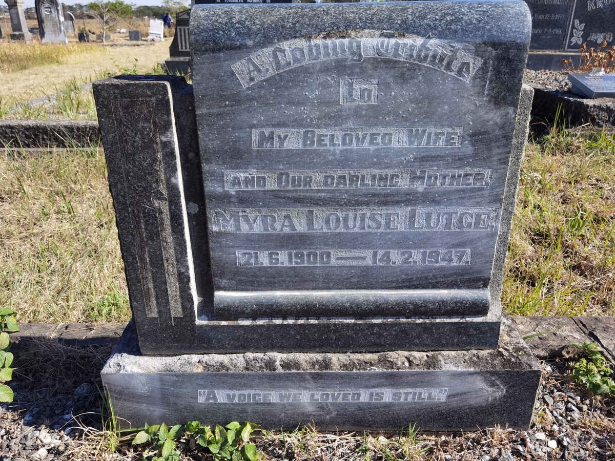 LUTGE Myra Louise 1900-1947