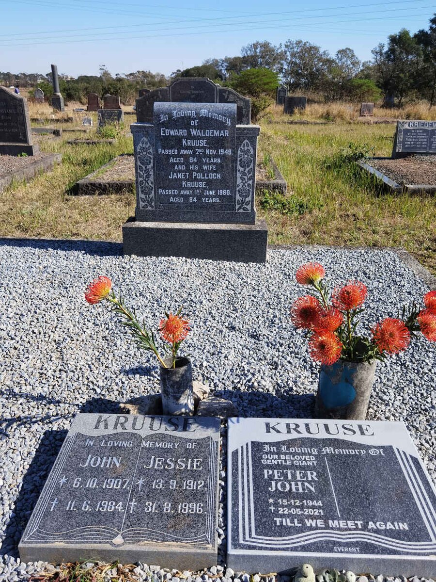 KRUUSE John 1907-1984 &amp; Jessie 1912-1996 :: KRUUSE Peter John 1944-2021