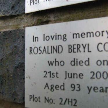 COOPER Rosalind Beryl -2002