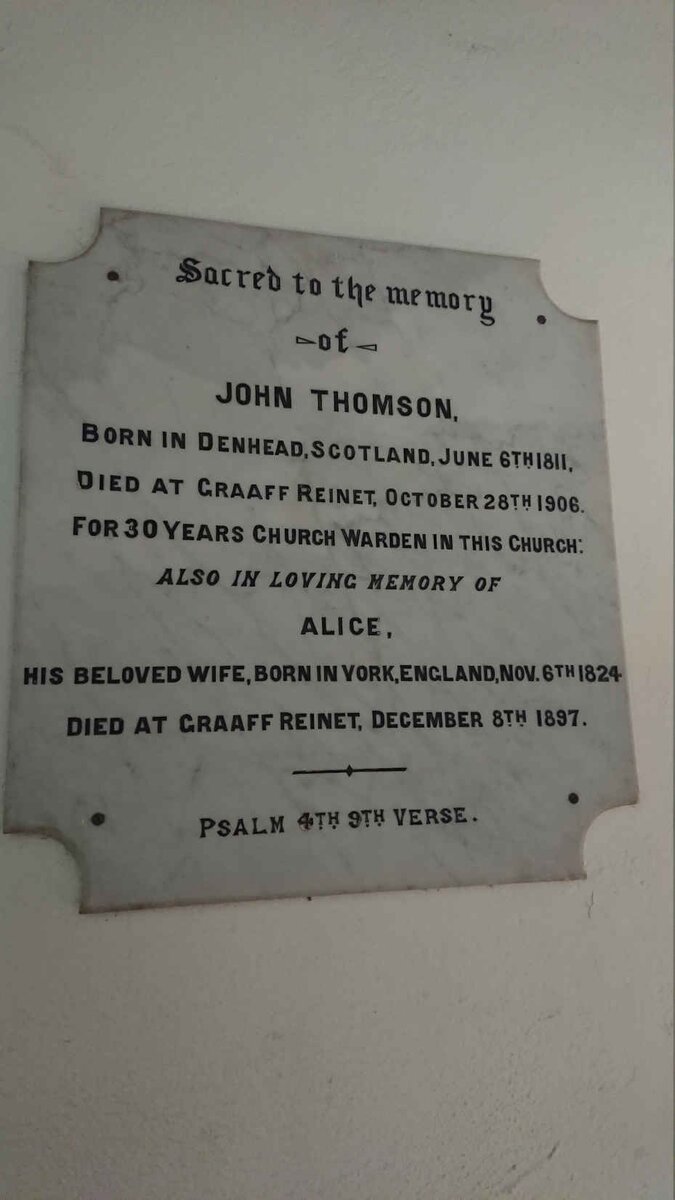 THOMAS John 1811-1906 &amp; Alice 1824-1897