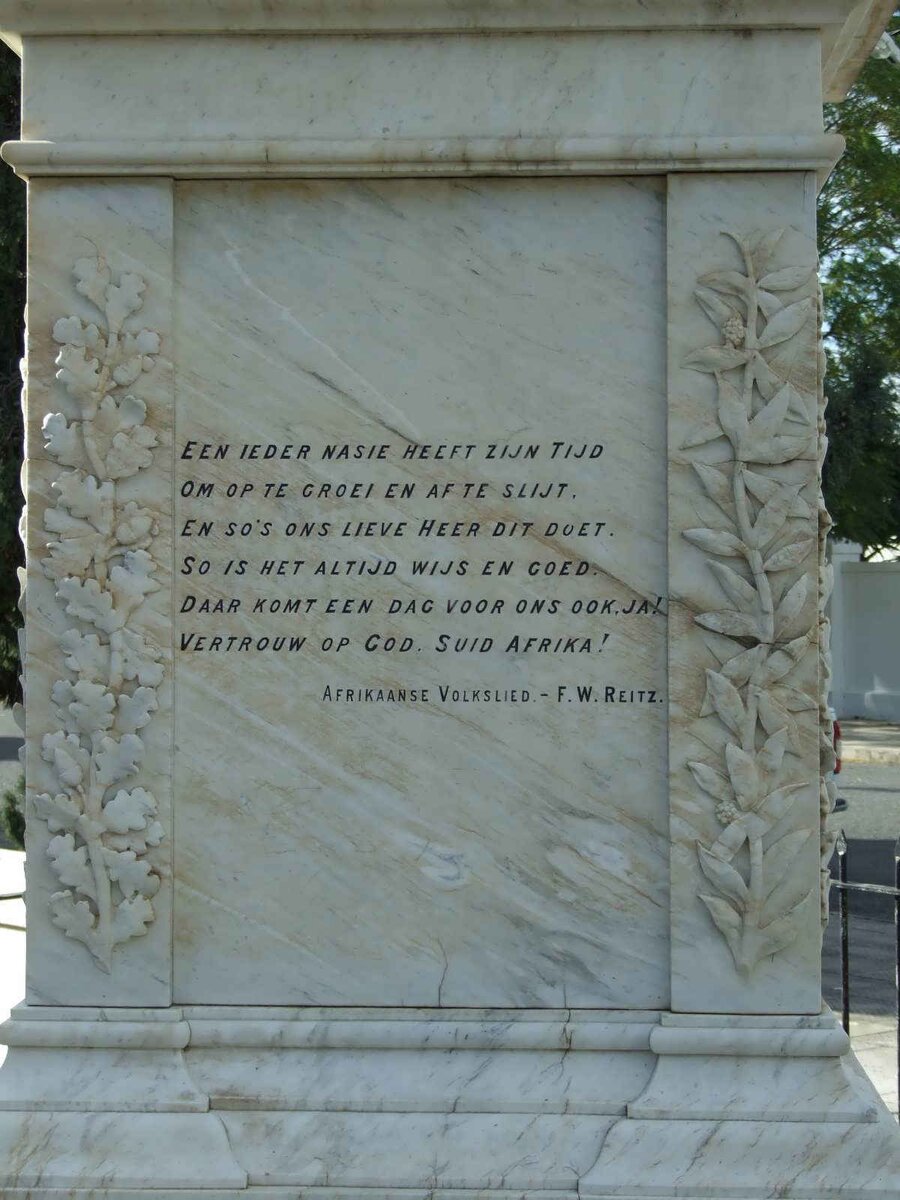 4. Gedenksteen - Anglo Boer War  1899-1920