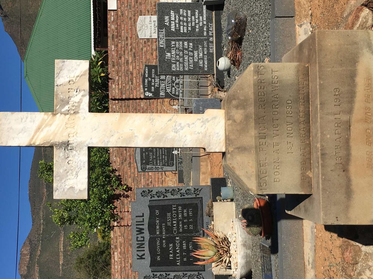 ROBERTS Isabel Felicia 1890-1919