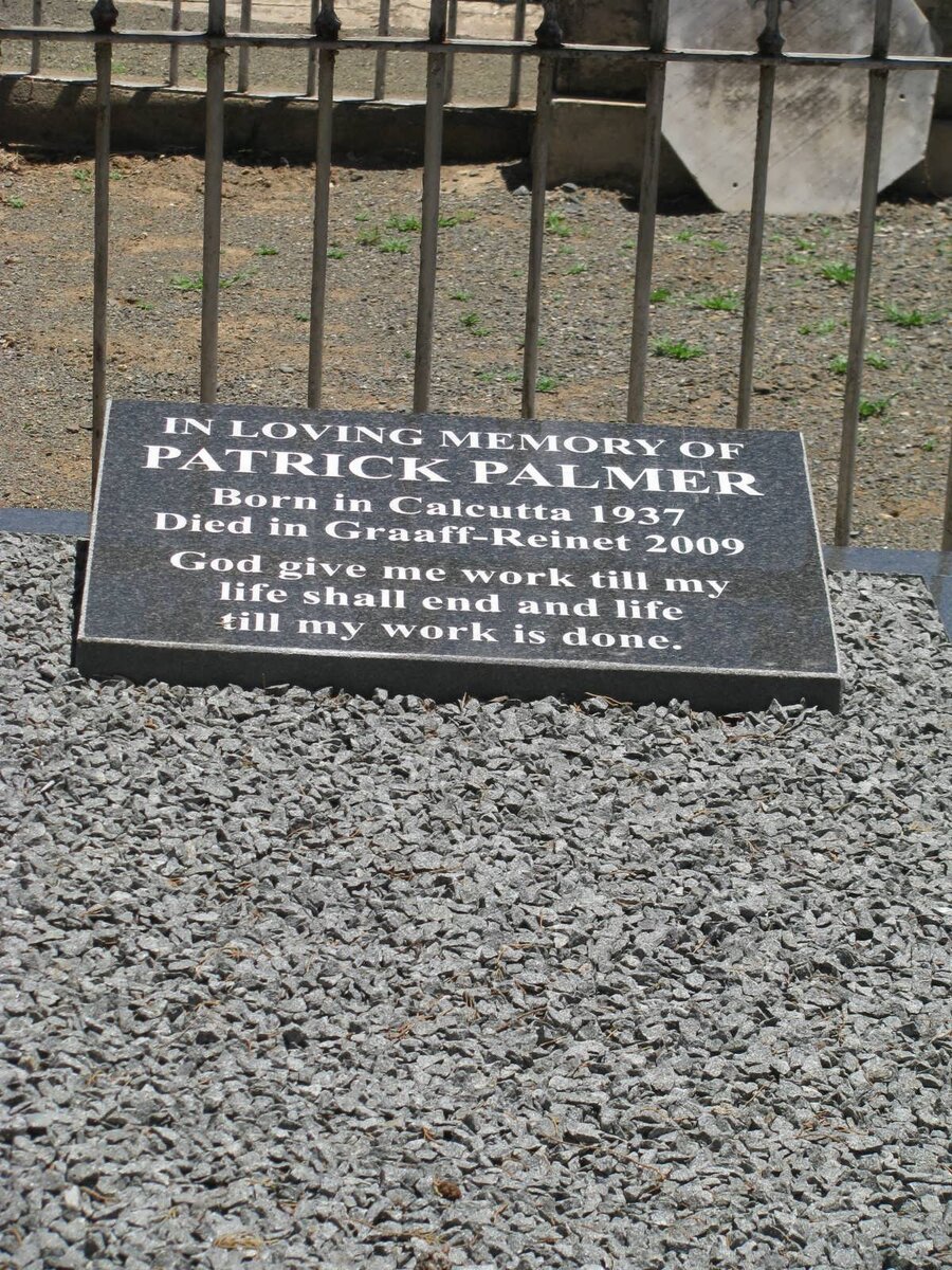 PALMER Patrick 1937-2009