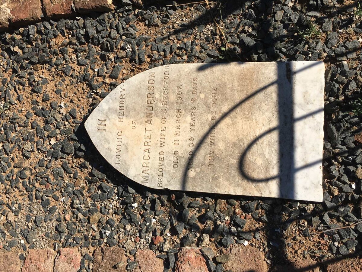 BECKFORD Margaret nee ANDERSON -1908