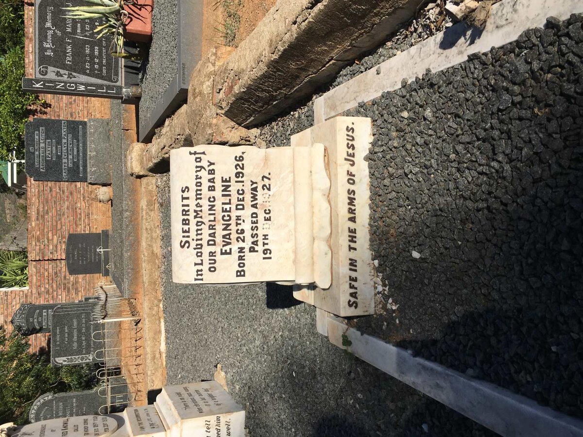 SIEBRITS Evangeline 1926-1927