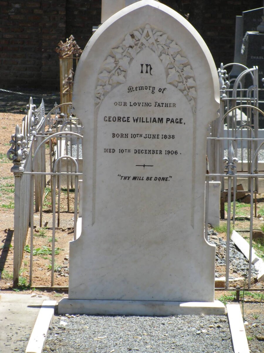 PAGE George William 1838-1906