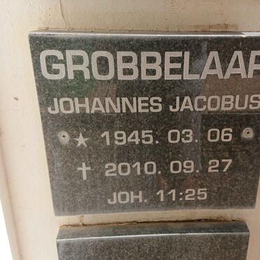 GROBBELAAR Johannes Jacobus 1945-2010