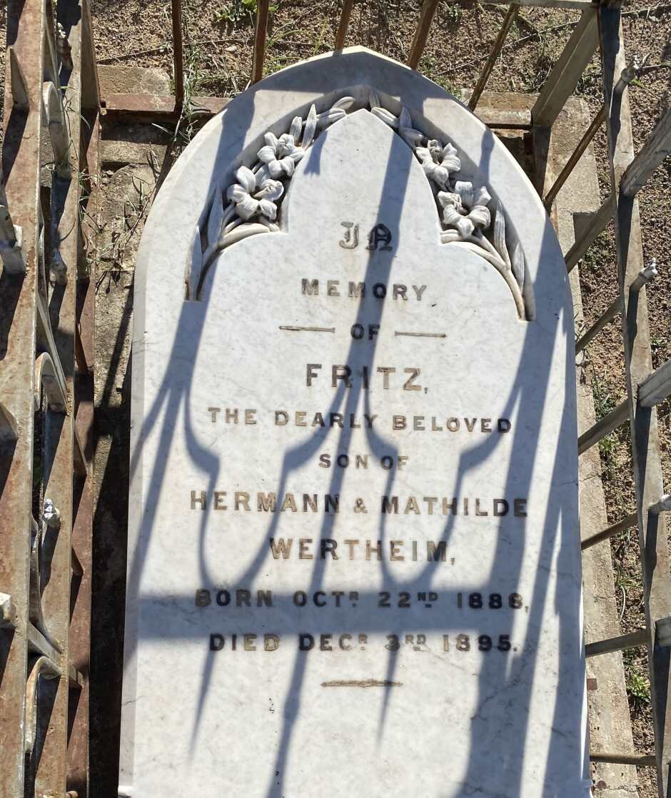 WERTHEIM Fritz 1886-1895