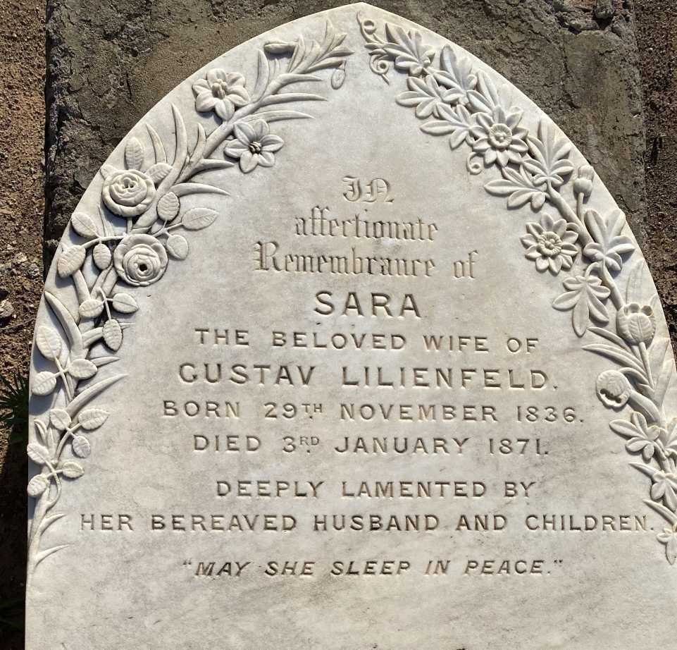 LILIENFELD Sara 1836-1871