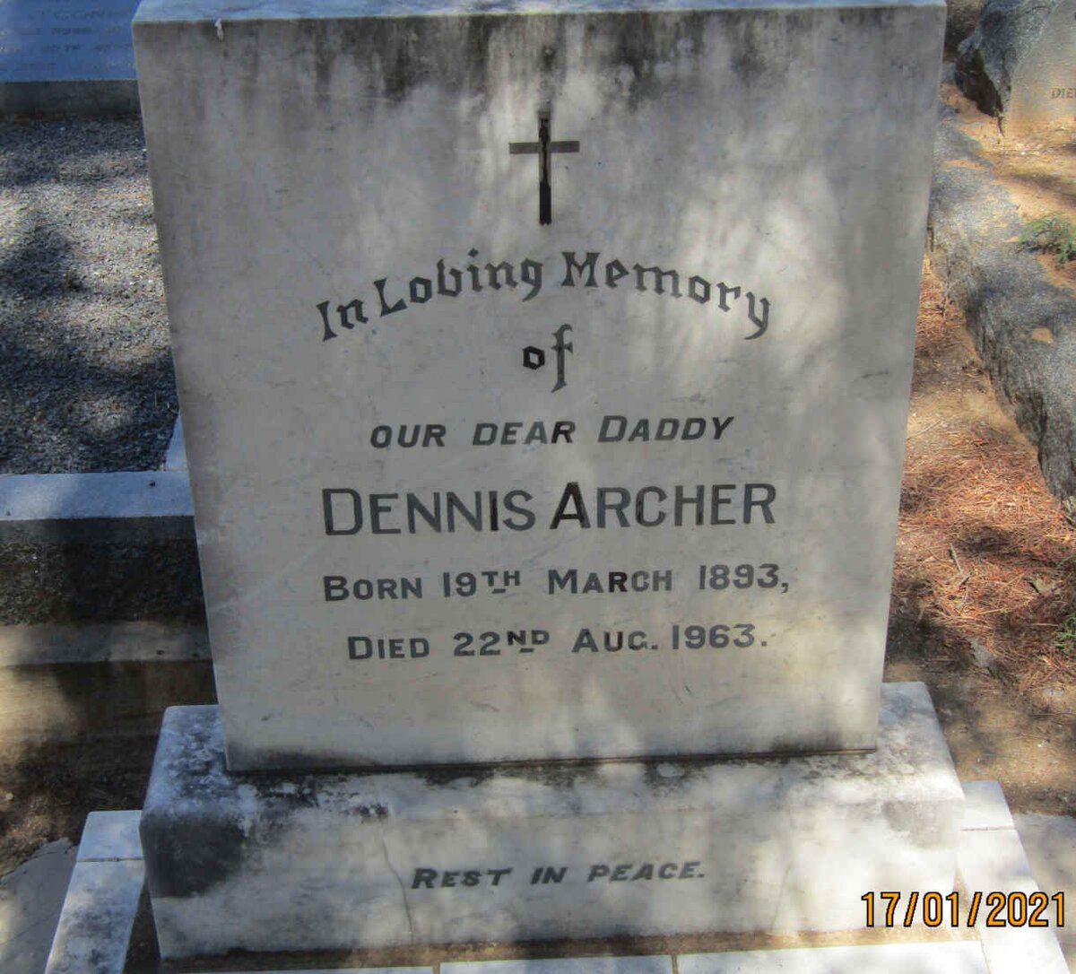 ARCHER Dennis 1893-1963