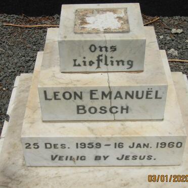 BOSCH Leon Emanuel 1959-1960