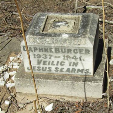 BURGER Daphne 1937-1941