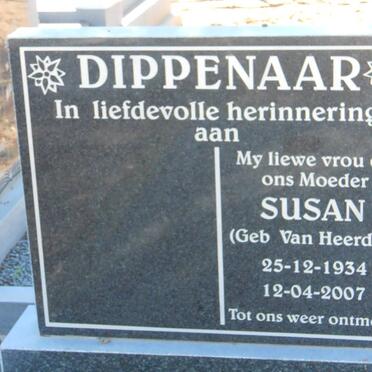 DIPPENAAR Susan nee VAN HEERDEN 1934-2007