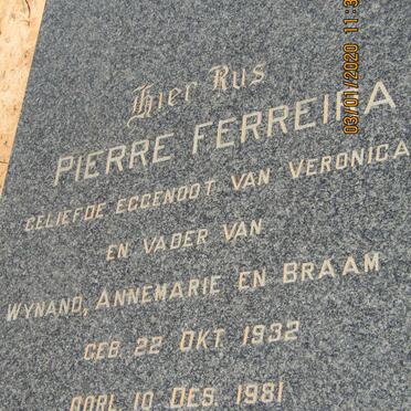 FERREIRA Pierre 1932-1981