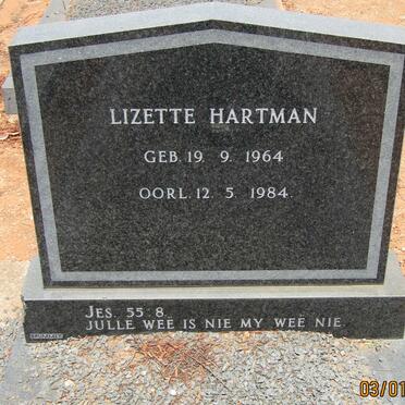 HARTMAN Lizette 1964-1984