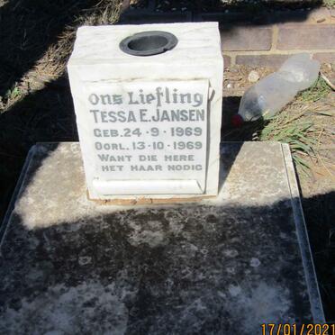 JANSEN Tessa E. 1969-1969