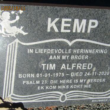 KEMP Tim Alfred 1975-2020
