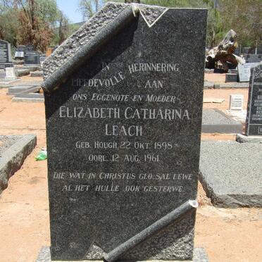 LEACH Elizabeth Catharina 1898-1961