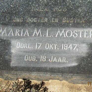 MOSTERT Maria M.L. -1947