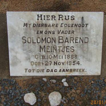 MEINTJES Solomon Barend 1881-954