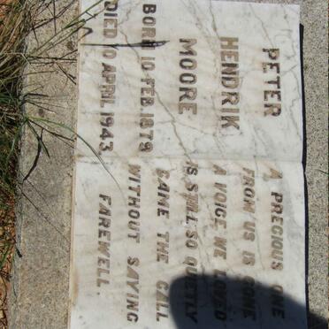 MOORE Peter Hendrik 1879-1943