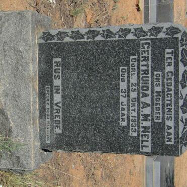 NELL Gertruida A.M. -1933