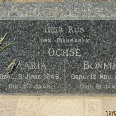 OCHSE Maria -1949 :: OCHSE Bonnie -1942