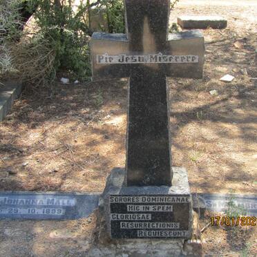 OFFENWANGER M. Ambrose -1898 :: MALL M. Johanna -1899