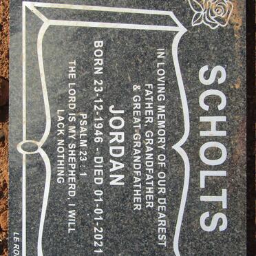 SCHOLTS Jordan 1946-2021